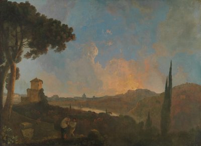 A View of the Tiber with Rome in the Distance by Richard Wilson