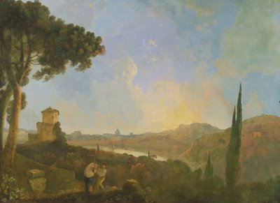 A View of the Tiber with Rome in the Distance by Richard Wilson