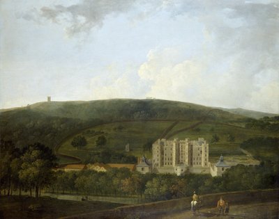 A View of Elizabethan Chatsworth by Richard Wilson