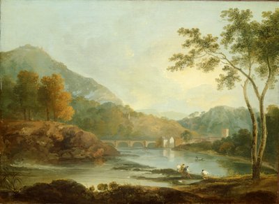 Castell Dinas Bran, Llangollen, c.1771 by Richard Wilson