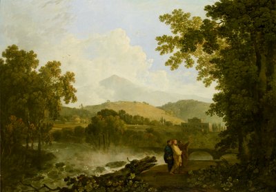 Cicero and His Two Friends, Atticus and Quintus, at His Villa at Arpinum by Richard Wilson