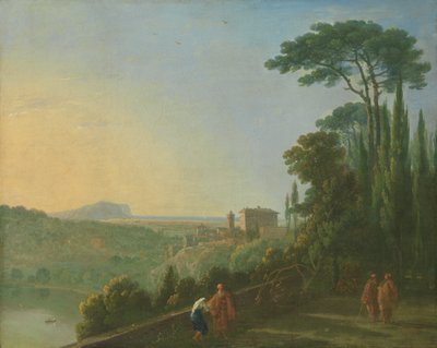 Lake Nemi and Genzano from the Terrace of the Capuchin Monastery by Richard Wilson