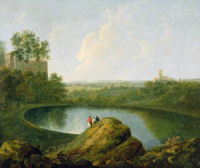 The Head of Lake Nemi by Richard Wilson