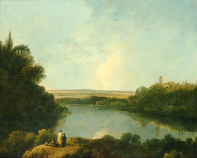The Nemi Lake near Rome, c.1760 by Richard Wilson
