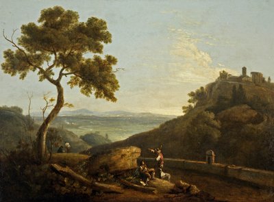 The Temple of the Sybil and the Campagna, Tivoli, Italy by Richard Wilson