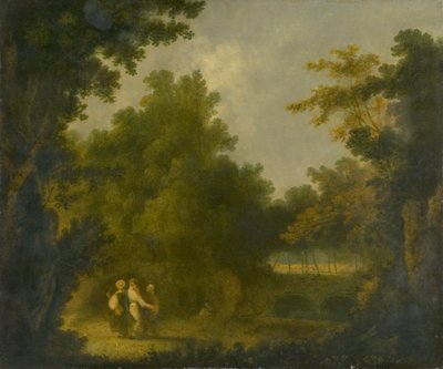 The Garden of the Villa Madama, Rome by Richard Wilson