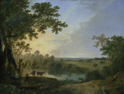 View in Windsor Great Park, early 1760s by Richard Wilson