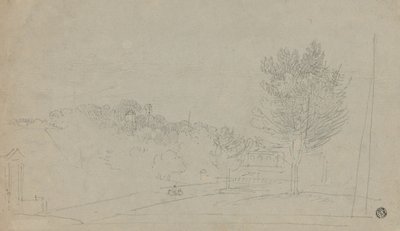 View of Wilson House and Gardens by Richard Wilson