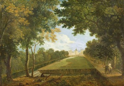 Wilton House, East view showing the old entrance by Richard Wilson