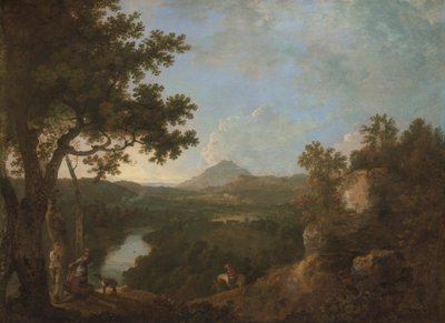 View near Wynnstay, the Seat of Sir Watkin Williams-Wynn, Fourth Bt. by Richard Wilson