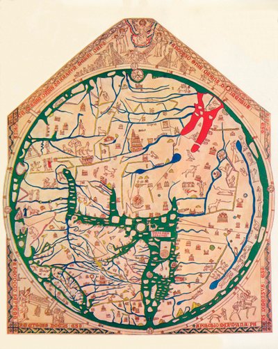 The Hereford Mappa Mundi by Richard de Bello