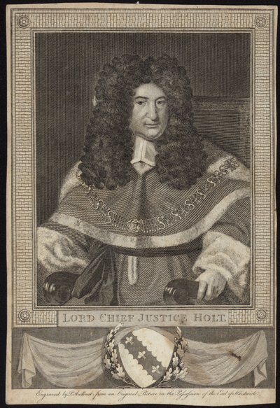 Lord Chief Justice Holt by Richard van Bleeck