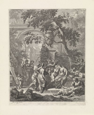 Amaryllis Kisses Mirtillo (series title) by Richard van Orley (II)