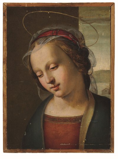 The Madonna: A Fragment from an Altarpiece by Ridolfo Ghirlandaio (attr. to)