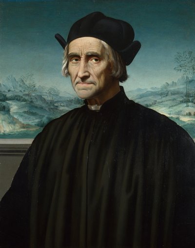 Portrait of Girolamo Benivieni, 1453-1542, between 1515 and 1520 by Ridolfo Ghirlandaio
