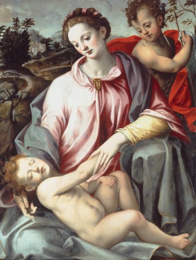 The Madonna and Child with the Infant Saint John the Baptist by Ridolfo Ghirlandaio
