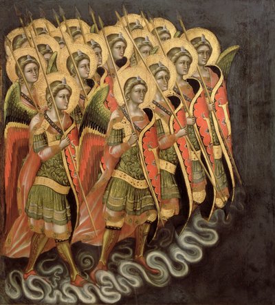 The Heavenly Militia by Ridolfo di Arpo Guariento