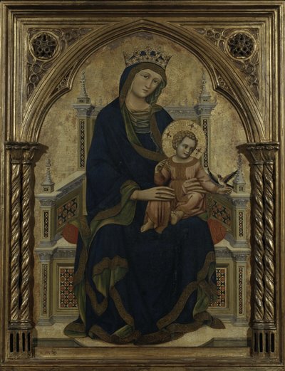 Virgin and Child Enthroned by Ridolfo di Arpo Guariento