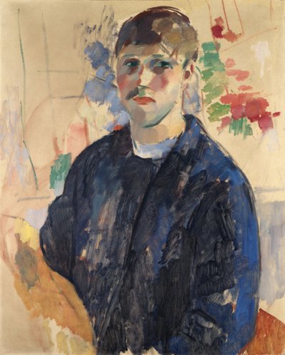 Self-portrait with Blue Blouse by Rik Wouters