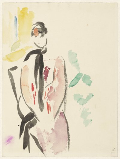 Sketch for a Portrait of Mrs. De Carnière-Wouters, Wife of the Artist by Rik Wouters