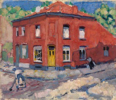 The Red House, Late Snow by Rik Wouters