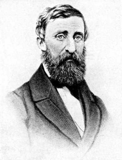 Henry David Thoreau, American nature writer, 1923 by Rischgitz Collection