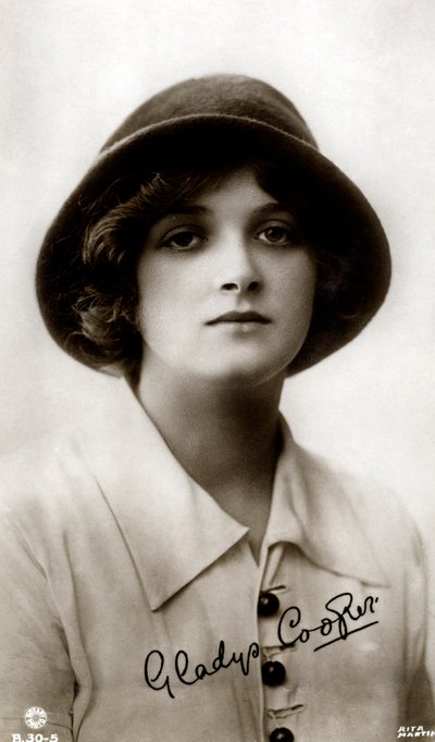 Gladys Cooper, English actress, early 20th century by Rita Martin