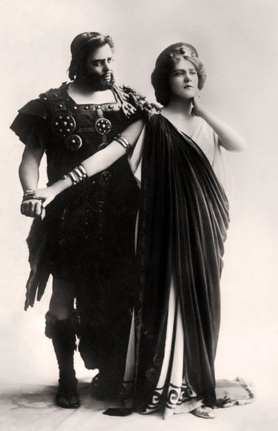 Oscar Asche and Lily Brayton in a scene from The Virgin Goddess, early 20th century by Rita Martin
