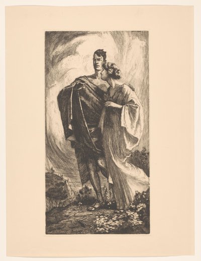 Walking Man and Woman by Rob Graafland