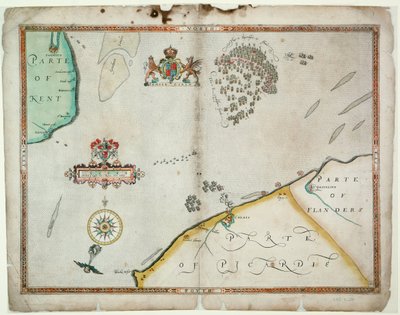 The Battle off Gravelines, 8 August 1588 by Robert (after) Adams
