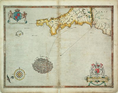 The Spanish and English fleets near Plymouth on 30 - 31 July by Robert (after) Adams