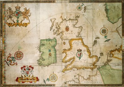The Track of the Armada Around Britain and Ireland by Robert (after) Adams