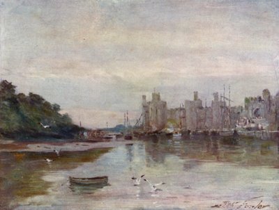 Carnarvon Castle by Robert (after) Fowler
