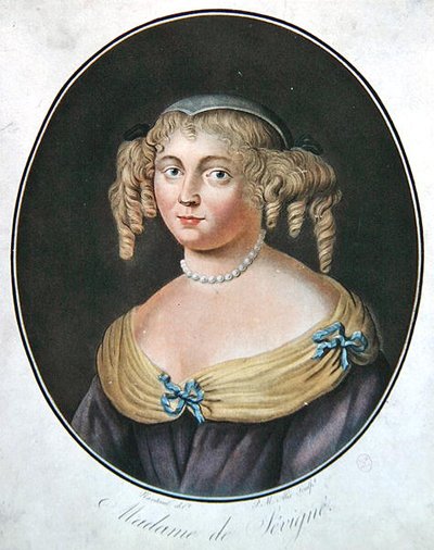 Portrait of Madame de Sevigne by Robert (after) Nanteuil