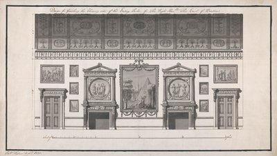 Headfort House, Eating Parlour, Chimney Side by Robert Adam