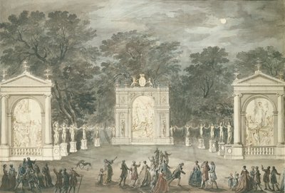 The Illuminations at Buckingham House for King George III