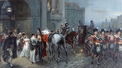 Summoned to Waterloo, Brussels, 1815 by Robert Alexander Hillingford