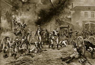The Defence of Hougoumont, June 18th, 1815 by Robert Alexander Hillingford