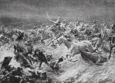 Defeat of the White Huns by Anushirwan in AD 560 by Robert Ambrose Dudley