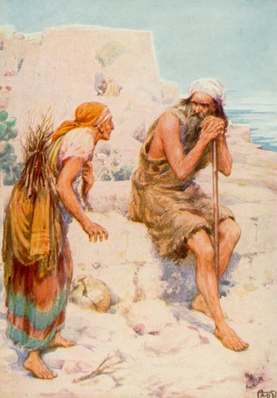 Elijah and the Widow by Robert Ambrose Dudley
