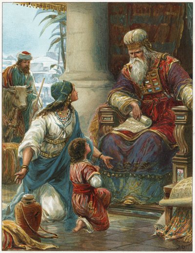 Hannah bringing Samuel to Eli by Robert Ambrose Dudley