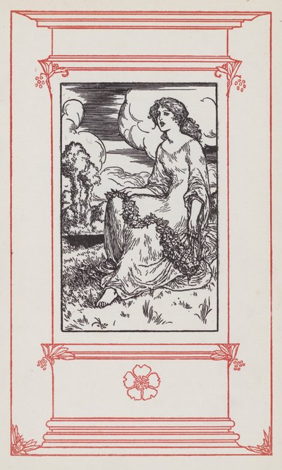 Illustration for English Lyrics by Robert Anning Bell