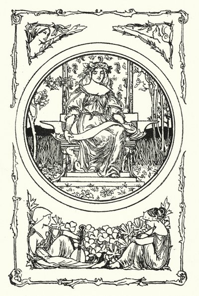Illustration for Poems by John Keats by Robert Anning Bell