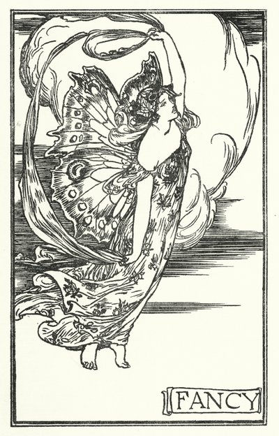 Illustration for Poems by John Keats: Fancy by Robert Anning Bell