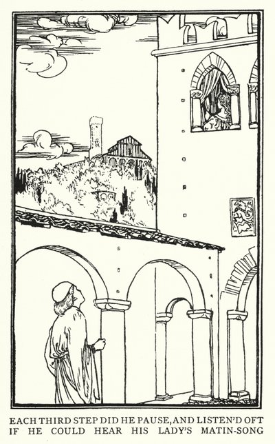 Illustration for Poems by John Keats: Isabella or The Pot of Basil by Robert Anning Bell