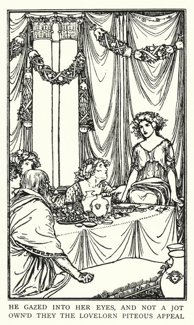 Illustration for Poems by John Keats: Lamia by Robert Anning Bell