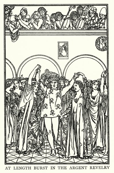 Illustration for Poems by John Keats: The Eve of St Agnes by Robert Anning Bell