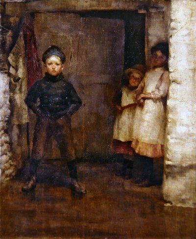 In the Doorway by Robert Anning Bell