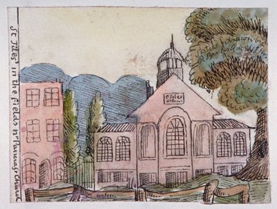 Church of St Giles in the Fields, St Pancras, London by Robert Banks