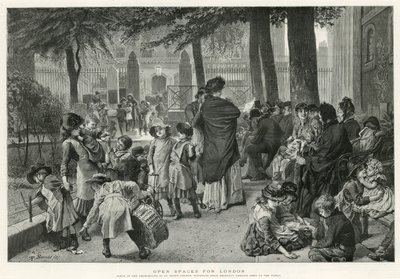 Scene in the churchyard of St John